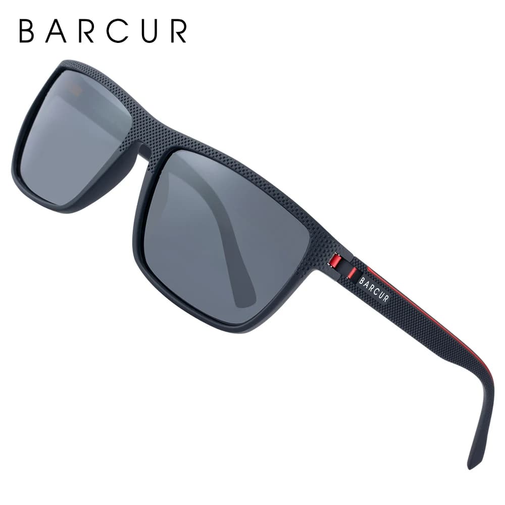 BARCUR hommes lunettes de soleil polarisées TR90 léger pêche voyage lunettes de soleil femmes lunett