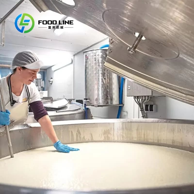 Ligne de production de fromage complète personnalisée – Équipement de production industrielle de fro