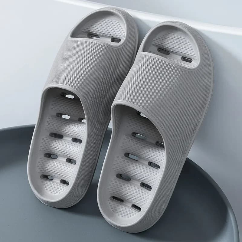 Nouvelles pantoufles de bain pour hommes, d'été, d'intérieur, en EVA, antidérapantes, anti-odeur, po