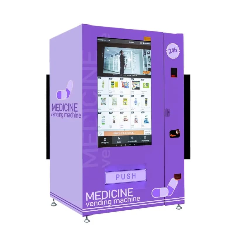 Distributeurs automatiques de médicaments personnalisés à écran tactile grand format avec grande cap
