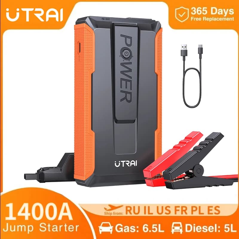 UTRAI démarreur de saut automatique 1400A batterie externe Portable démarreur de saut de voiture dém