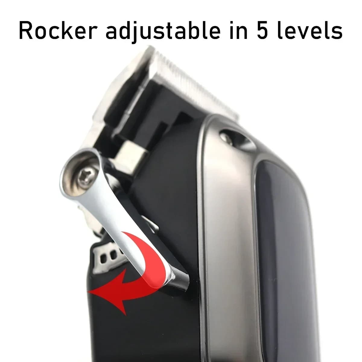 Kemei KM-1550 Professionnel Tondeuse À Cheveux pour Hommes Affichage LED À Faible Bruit Sans Fil USB