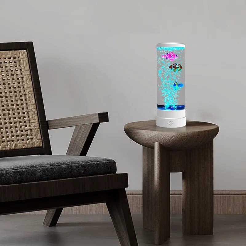 Lampe LED pour poisson, veilleuse d'ambiance, télécommande, lumières décoratives à couleur changeant