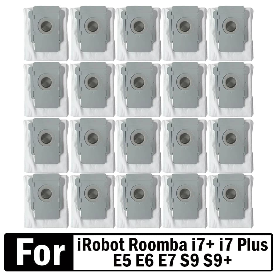 Pour iRobot Roomba i7 + i7 plus E5 E6 E7 S9 S9 + sac à poussière accessoires robot aspirateur sacs r