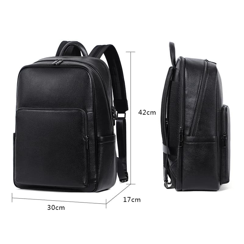 100% vache en cuir véritable hommes sacs à dos mode véritable cuir naturel étudiant sac à dos garçon