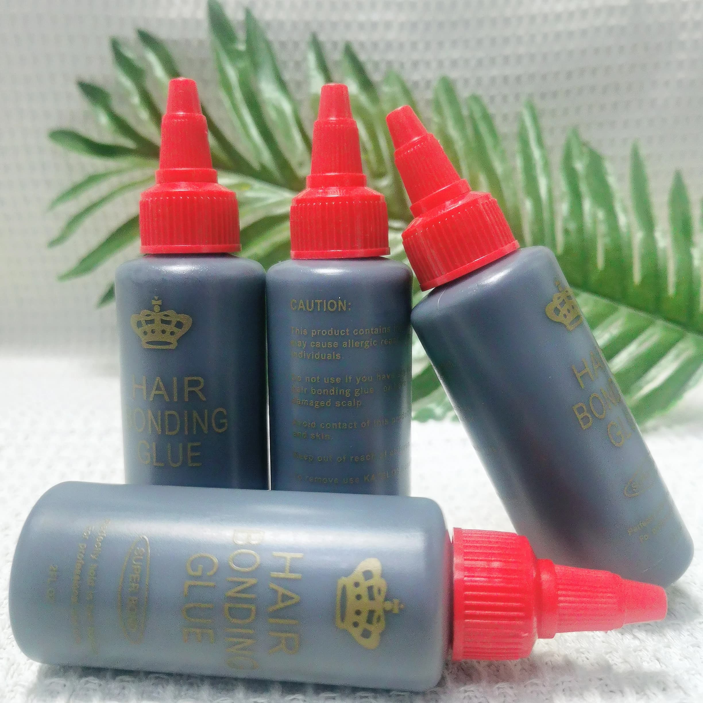 Colle pour tissage de cheveux noire 1 oz/2 oz/4 oz 30 ml/60 ml/118 ml, colle pour tissage de cheveux