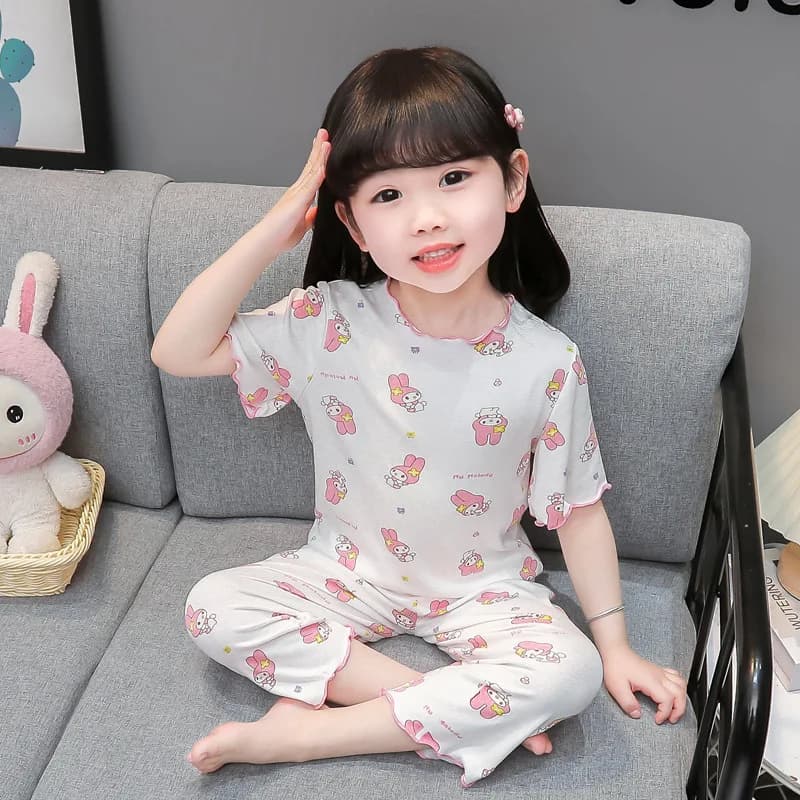 Ensemble de pyjama en coton pour bébé, vêtements de nuit pour enfant en bas âge, vêtements d'intérie