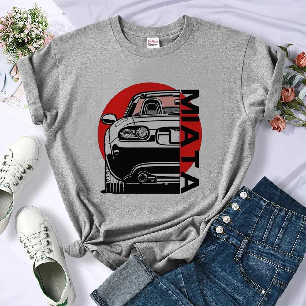 T-shirt femme, vêtement japonais, humoristique, harajuku