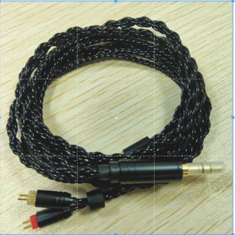 XINHS-Câble noir de mise à niveau de téléphone de sauna sans crochet d'oreille, 4 brins, 008