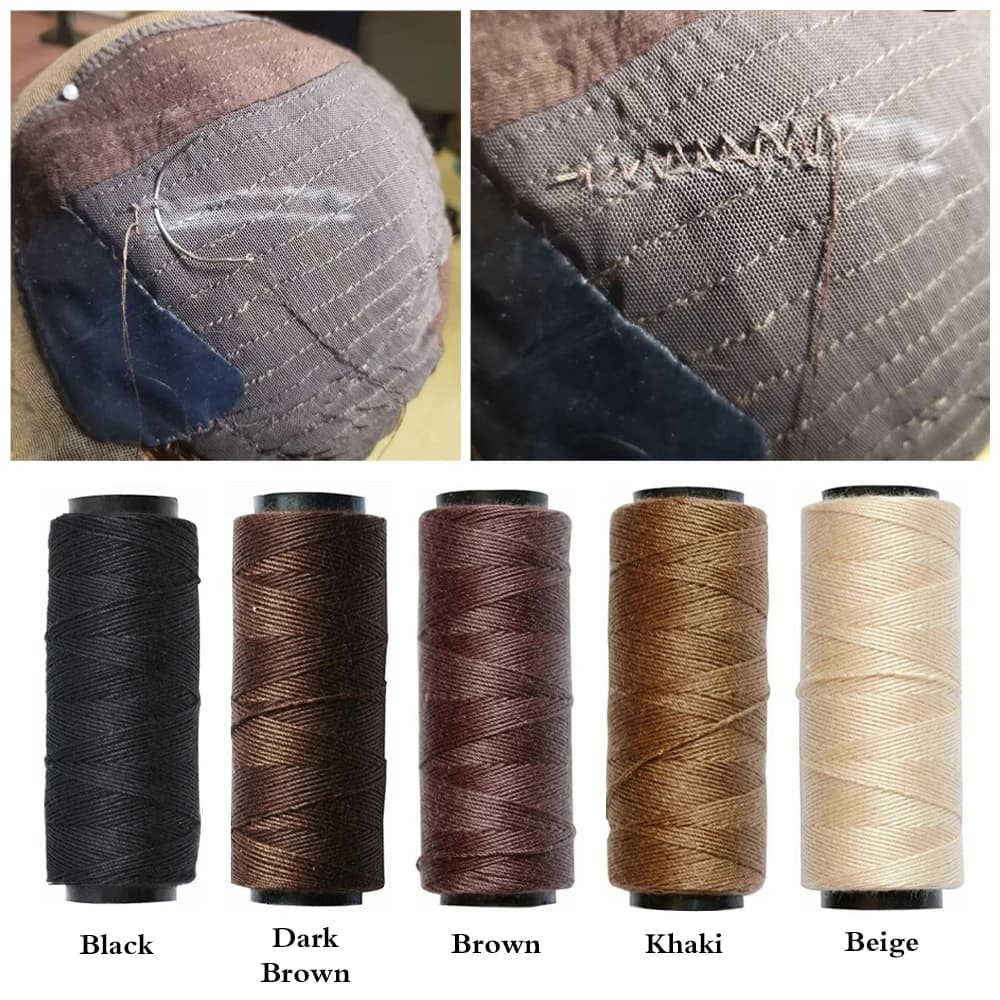 Aiguilles et fil incurvés en forme de C pour Extensions de cheveux, outils de couture de trame de ch