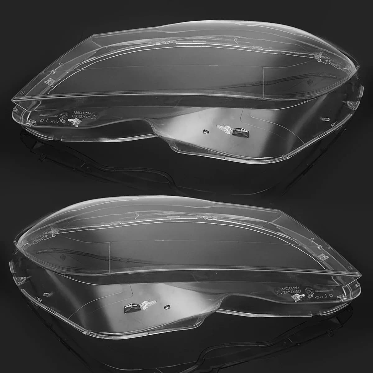 Paire de couvercles de phare pour abat-jour avant, pour mercedes-benz W204 classe C C180 C200 C260 2