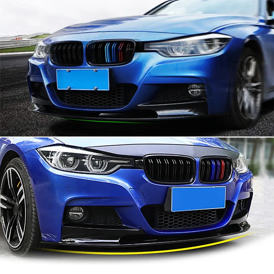 Becquet avant de Style M, séparateur de menton, barrage d'air pour BMW série 3 F30 F31 328i 330i 335