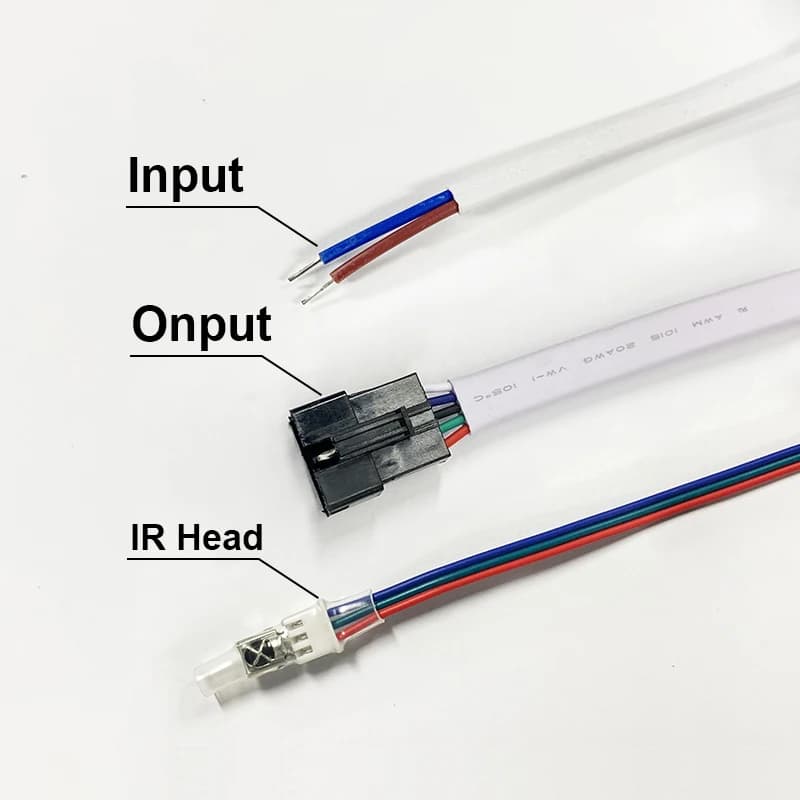 Transfermer 3W/6W/12W/18W + RGB pour plafonniers, 2 voies de sortie 280mA, pilote LED, avec connecte