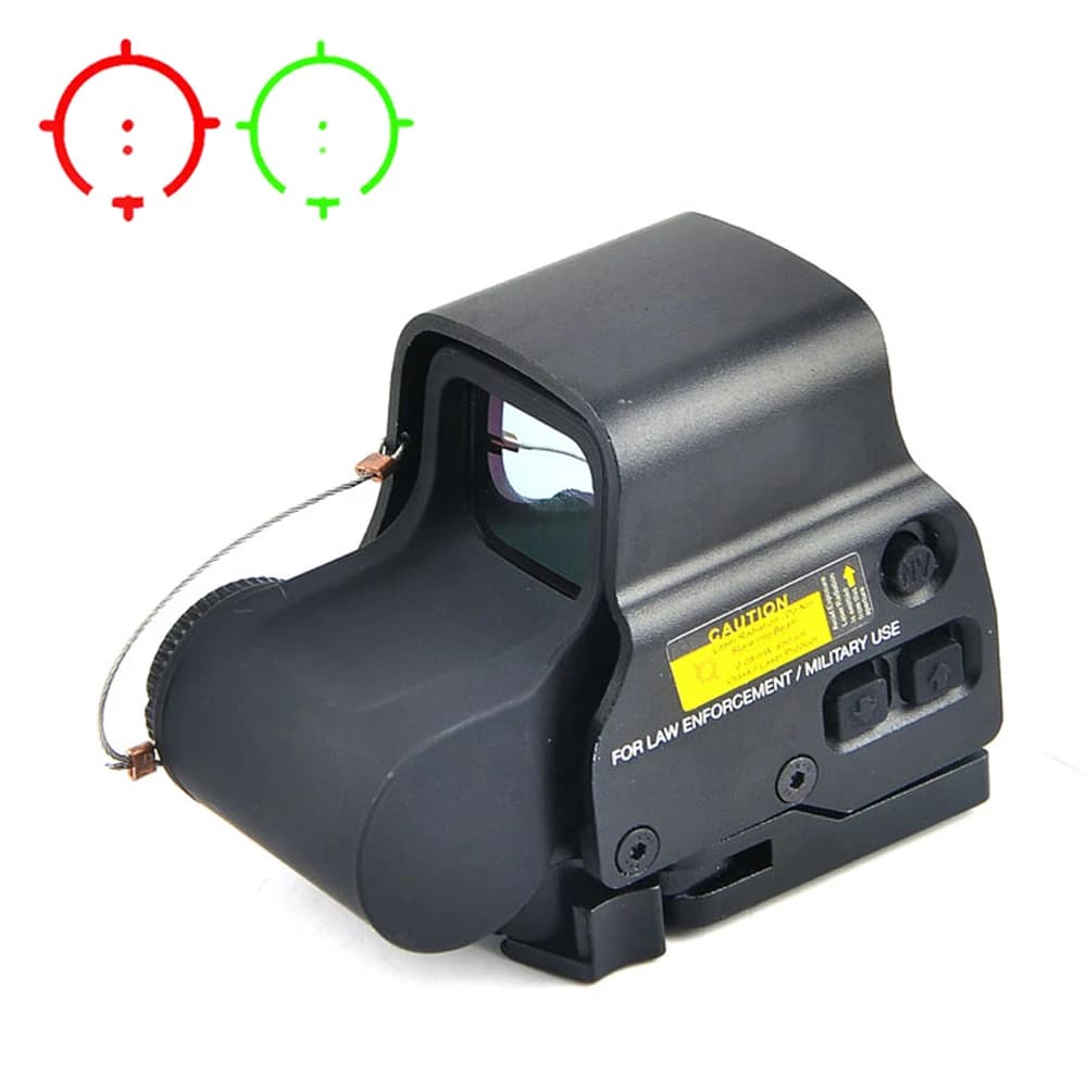 Visée holographique à points rouges 558, réflexe à points rouges et verts avec support Picatinny à d
