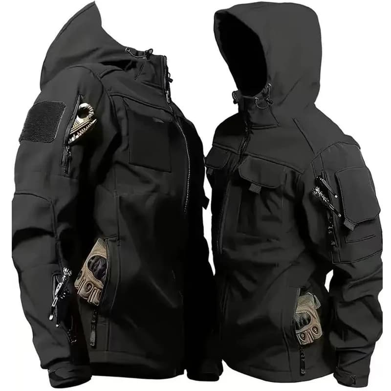 Vestes tactiques pour hommes, Cargo, militaires, SoftShell, imperméables, coupe-vent, à capuche, fon
