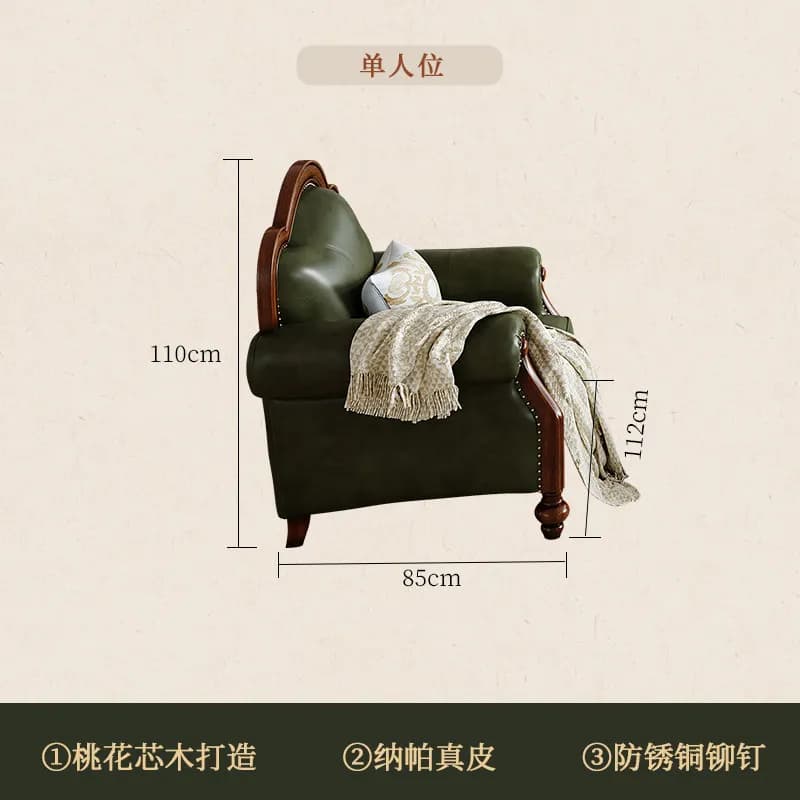 Canapé moderne de luxe en cuir véritable, livraison gratuite, canapé pouf pour salon, fauteuils desi