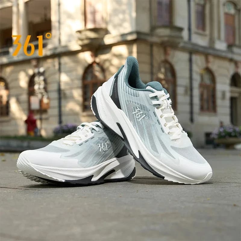 361 degrés Yushan SE hommes chaussures de course équilibré respirant maille léger amorti Jogging con