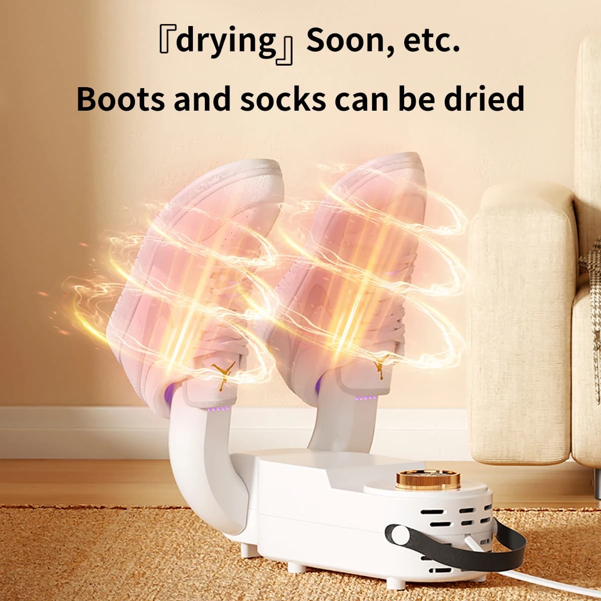 Sèche-chaussures électrique chauffe-bottes chaussure UV sèche-bottes élimine les odeurs séchage rapi