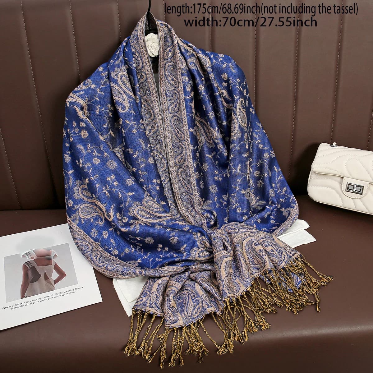 Marque de luxe automne cachemire Pashmina châle dame Wrap chaud hiver foulards Design imprimé femme 
