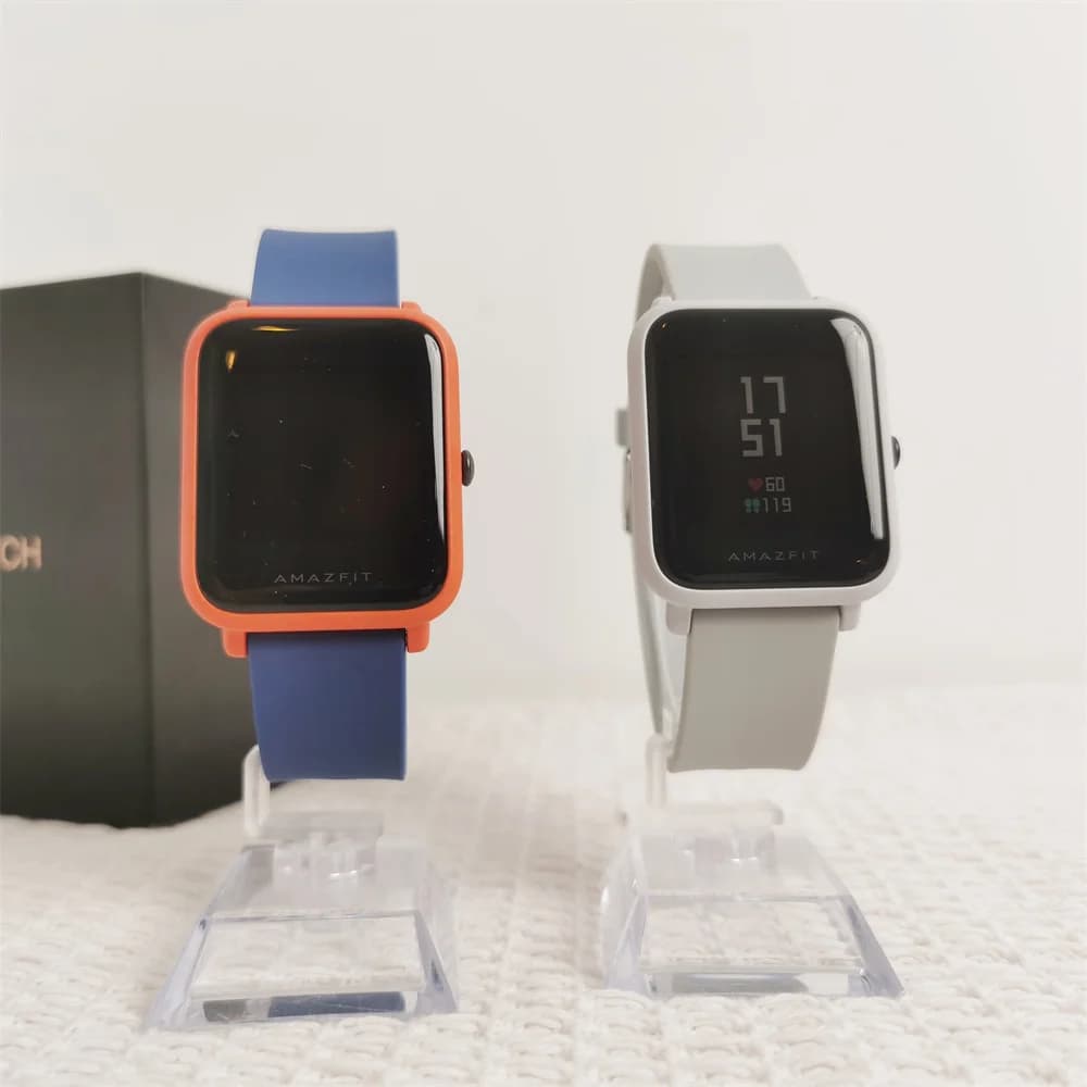 Amazfit – montre connectée Bip, Bluetooth, GPS, boussole, moniteur de fréquence cardiaque, étanchéit