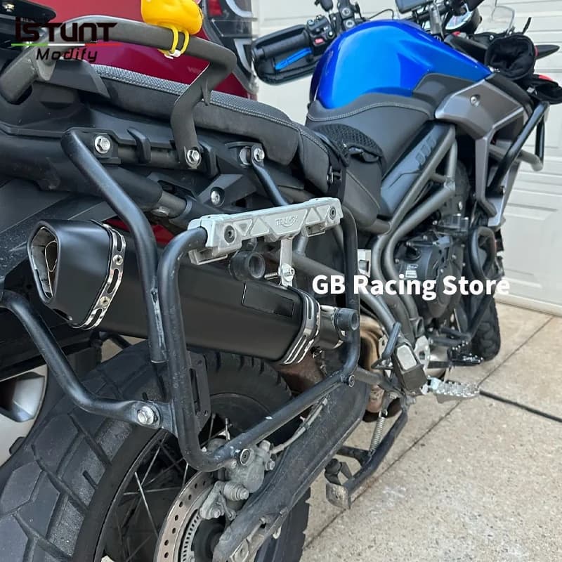 Sans lacet pour TRIUMPH Tiger 800 XR XRX XRT XC XCA XCX systèmes d'échappement de moto modifié 51mm 