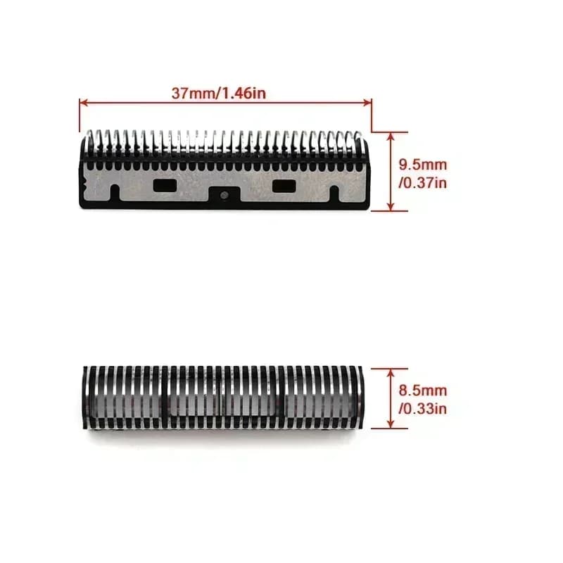 Couvercle de filet de lame à Double feuille de remplacement de qualité originale pour Kemei KM-TX1 2