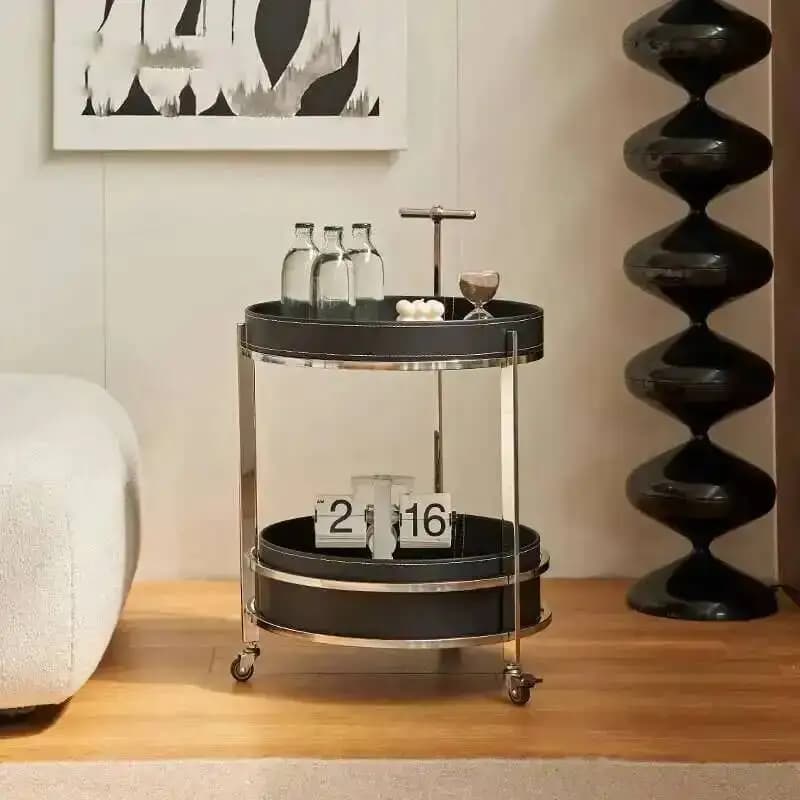 Tables basses, chariot de service, hôtel, multifonctionnel, luxe, design moderne, table d'appoint un
