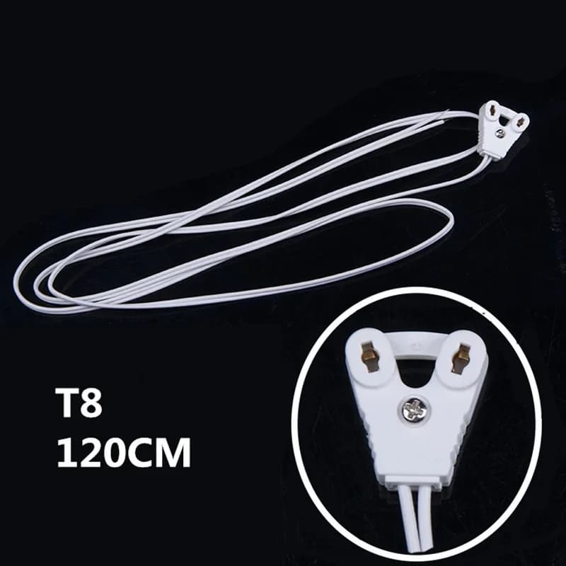 ZHMZH 4 pcs/lot support de lampe T8 boîte à lumière ligne lampes prise support de câble lumières fil