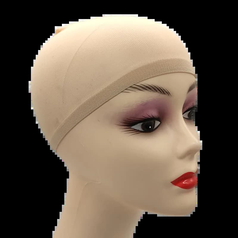 1/6/12 sacs maille en Nylon ventilé bas nu bonnet de perruque filets à cheveux extensible extrémité 