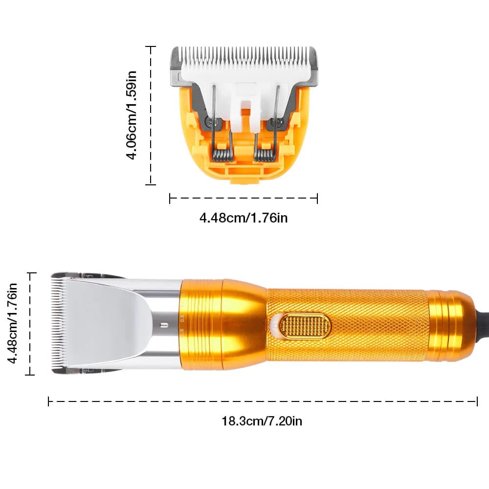 Tondeuse électrique haute puissance 380 W Tondeuse à fourrure pour animaux domestiques Tondeuse à po