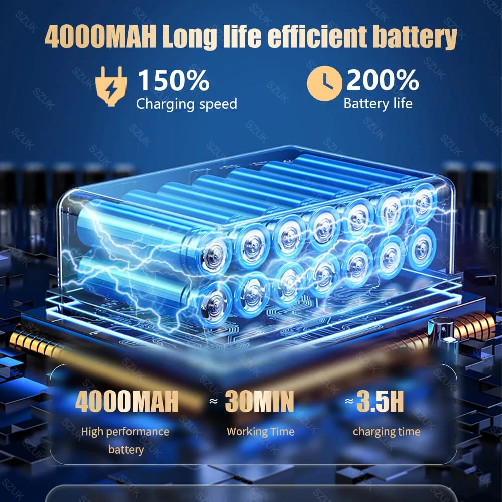98000PA aspirateur de voiture Mini Machine de nettoyage forte aspiration USB Portable pour appareil 