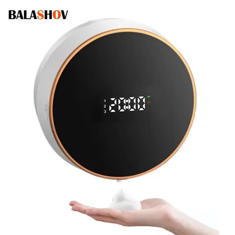 Distributeur automatique de savon à capteur sans contact, mousse de Type C, charge intelligente, lav
