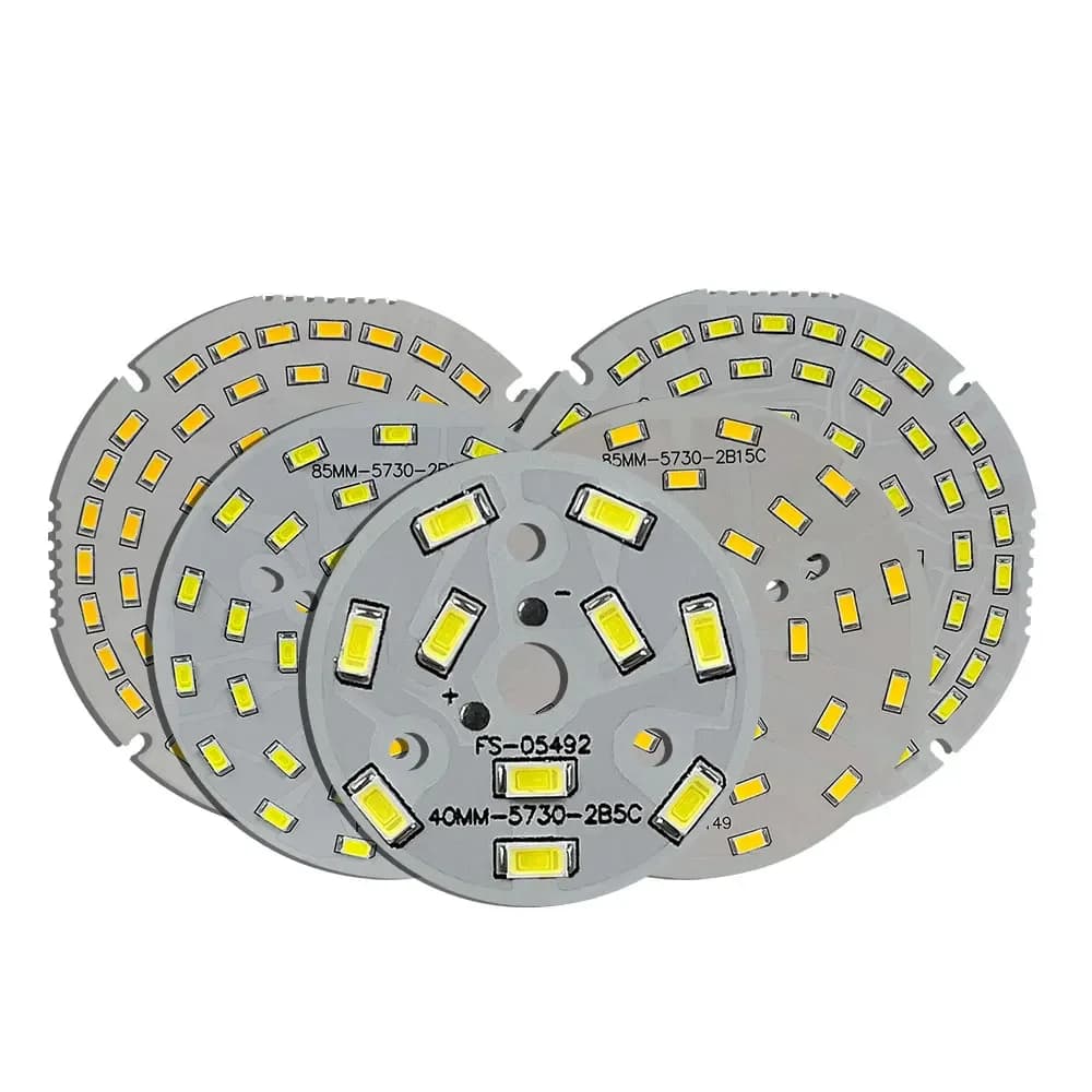 1 pièces LED haute luminosité 3W 5W 9W 15W 18W 24W 36W 50W Source de lumière ronde panneau lumineux 