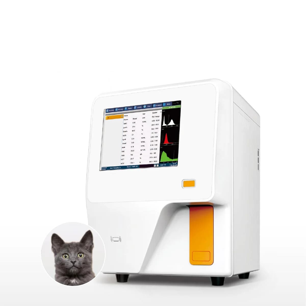Vétérinaire Animal médical entièrement automatique hémologie 3 parties hématologie analyseur de sang