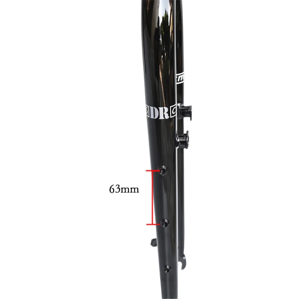 26/27.5ER DARKROCK CM-5 cr-mo Steels fourche avant 28.6mm disque et V frein vtt fourche rigide pièce