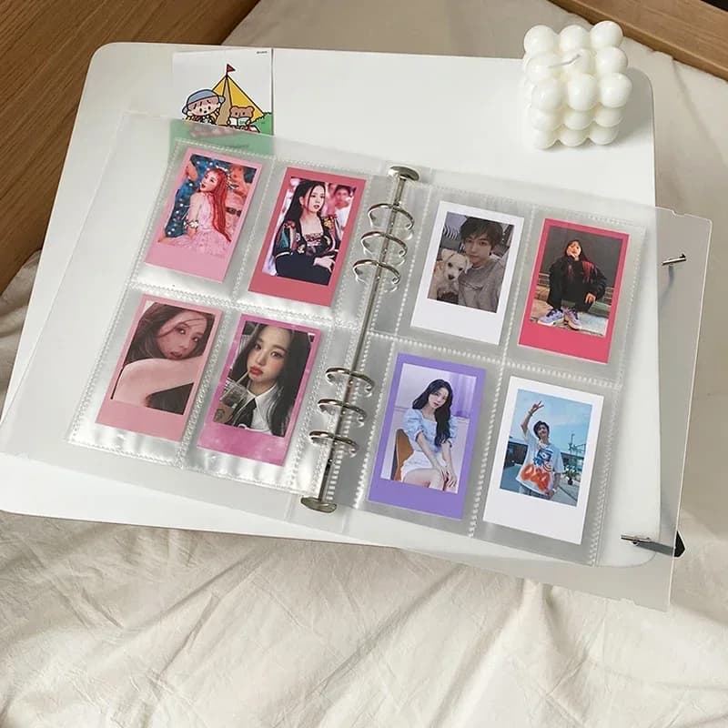 Porte-cartes photo Kpop A5, porte-cartes photo, album de testeur, livre 3 amaran, cœur, école, palis