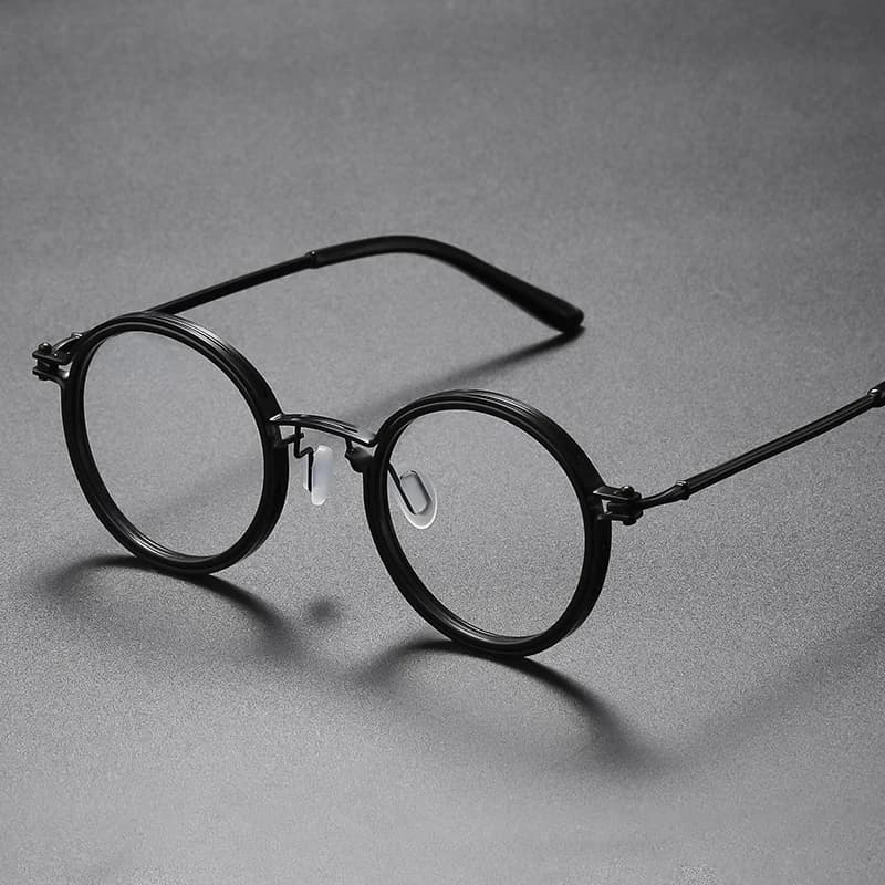 Shatar haute qualité rétro cadre rond lunettes de lecture hommes femmes mode Punk métal Anti lumière
