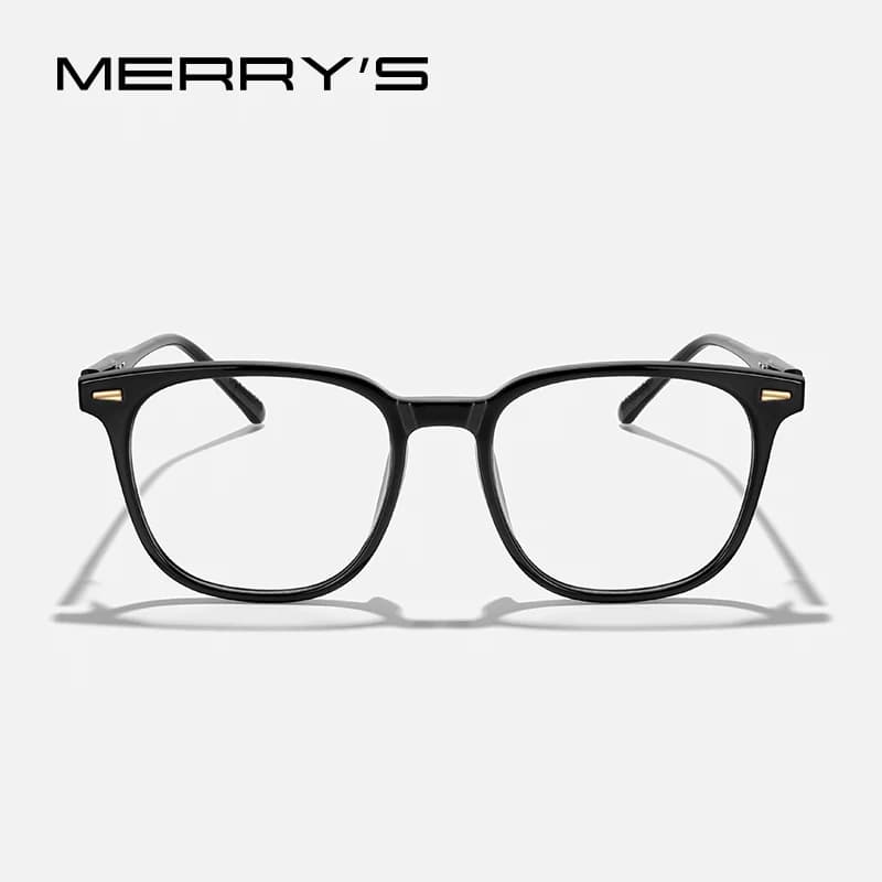 MERRYS DESIGN hommes femmes mode lunettes cadre carré lunettes optique cadre Prescription lunettes m