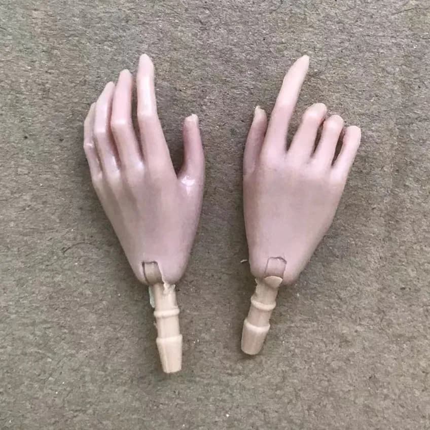 Mains de poupée universelles 1/6, bricolage, décors de poupée, geste de mode, mains et pieds, access