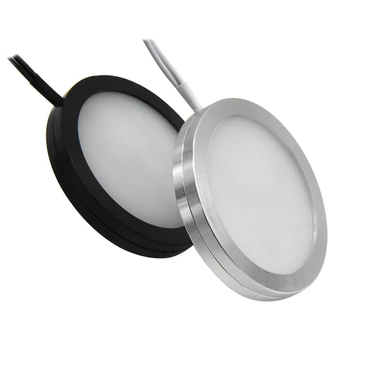 RGBW mince 3W projecteur Ultra-mince LED armoire Mini lampe 12V 24V bijoux affichage plafond intérie