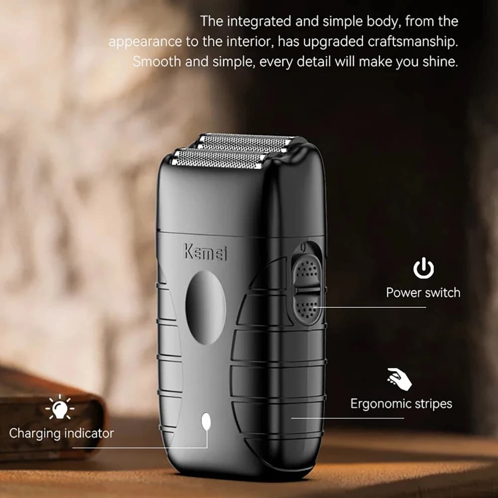 Kemei 2299 2296 T95 Tondeuse à cheveux professionnelle sans fil pour hommes tondeuse électrique raso