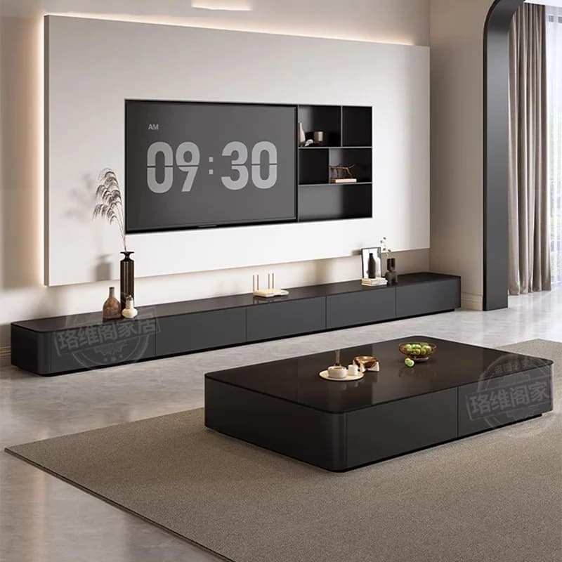Armoire de rangement TV design de luxe, mobilier de salon, nordique, vintage, proximité, égouts, per