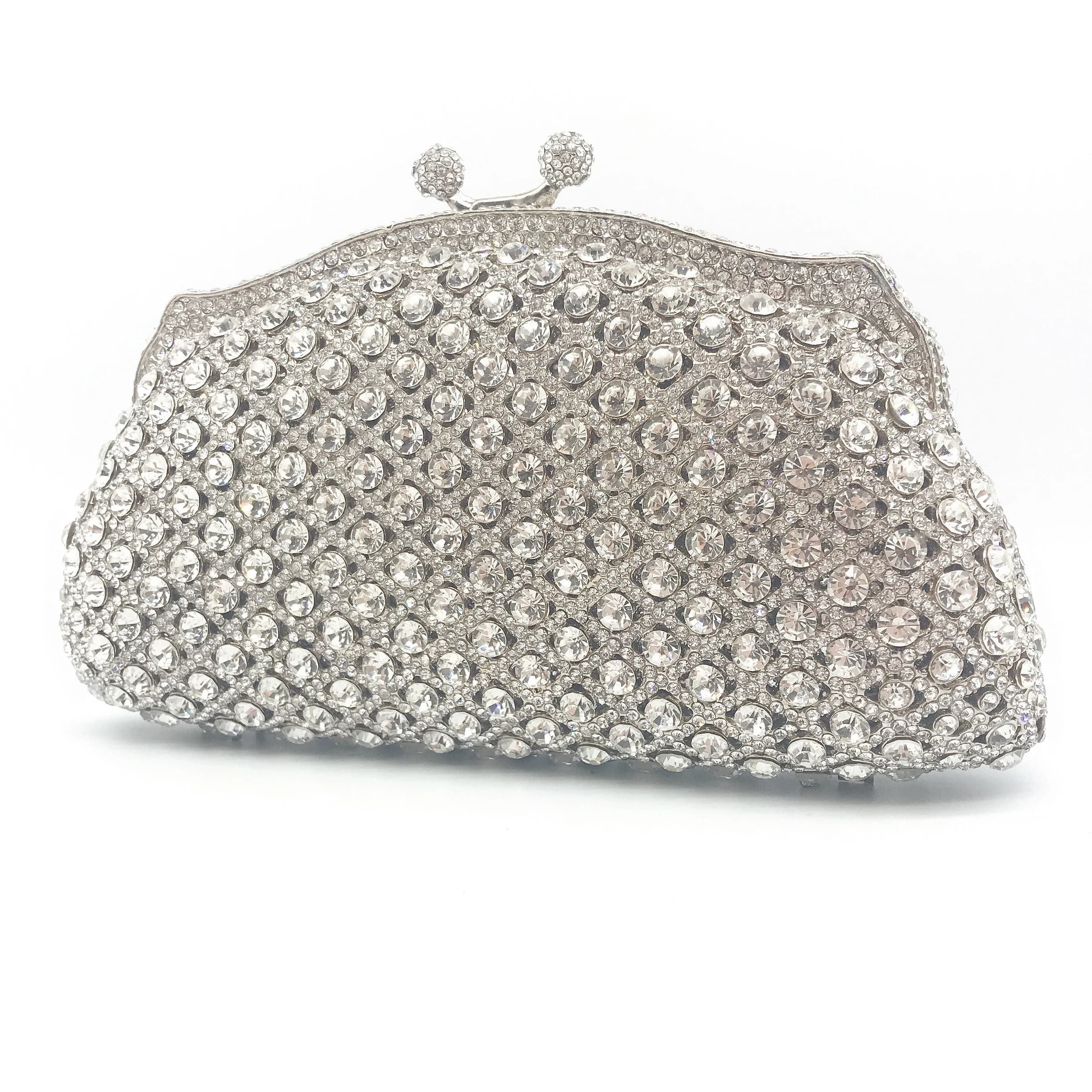 Approvisionnement d'usine Hot Crystal Diamond Purse Ladies