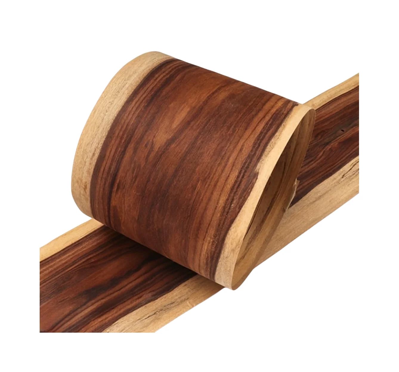 L:2.4 mètres largeur: 210mm T:0.5mm bois massif pur avec bord blanc brindille acide brésilienne plac