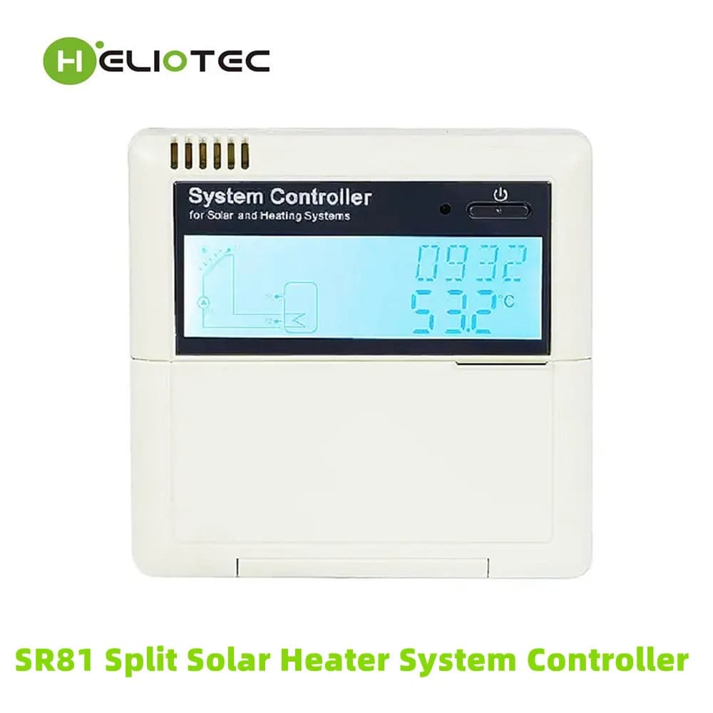 Contrôleur solaire Heliotec SR81 pour système de chauffe-eau séparé 1,5 kW 3 kW 4 kW - Automatisatio