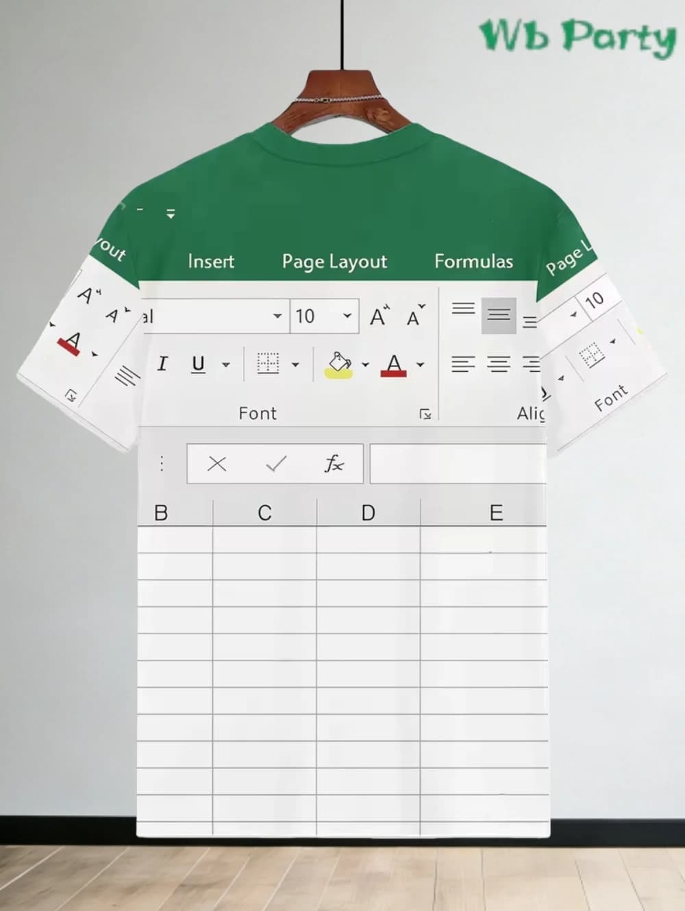 T-Shirt Excel décontracté pour hommes, impression 3D, logiciel de conception, hauts imprimés, Y2k Ho
