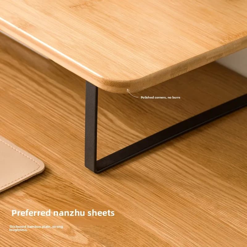 Support de rehaussement pour ordinateur de bureau, support de rangement pour bureau, support de base