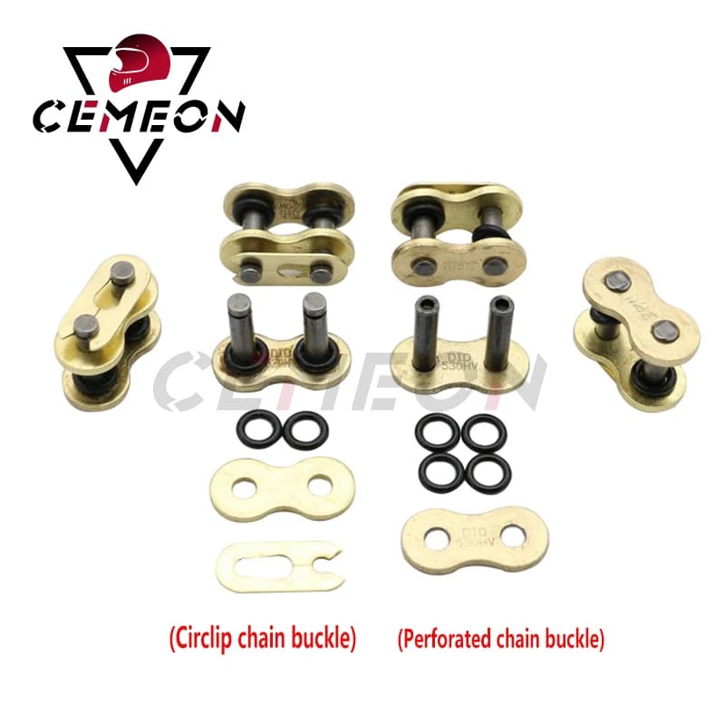 Boucle de chaîne pour moto Honda Yamaha Kawasaki Suzuk, Type 428/520/525/530 O, joint d'huile épais,