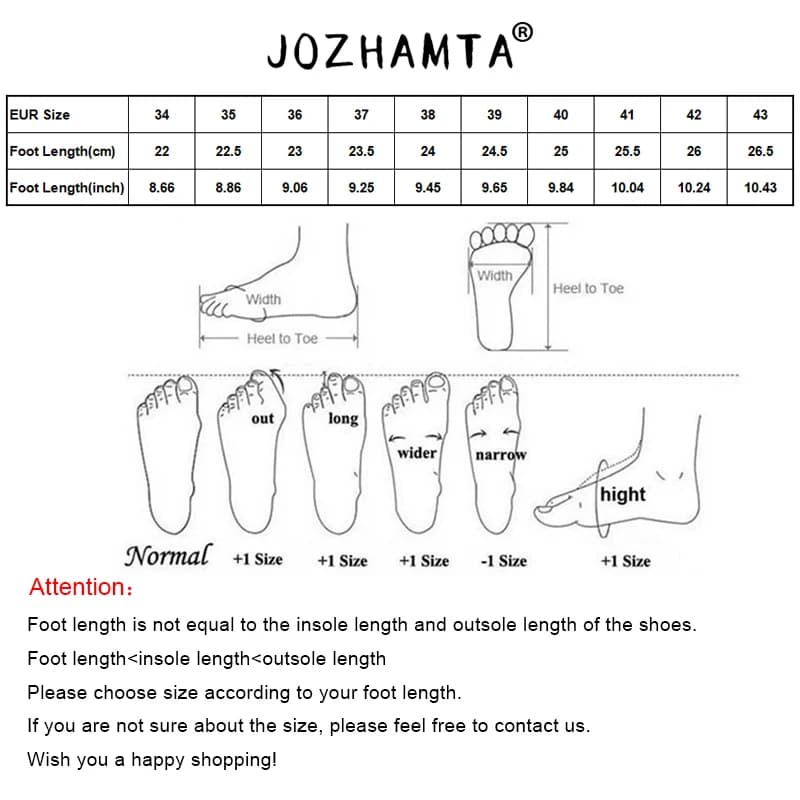 JOZHAMTA 2026 Nouvelles Sandales à Talon Moyen en Cuir Véritable pour Femme, Tailles 34-43, Idéales 