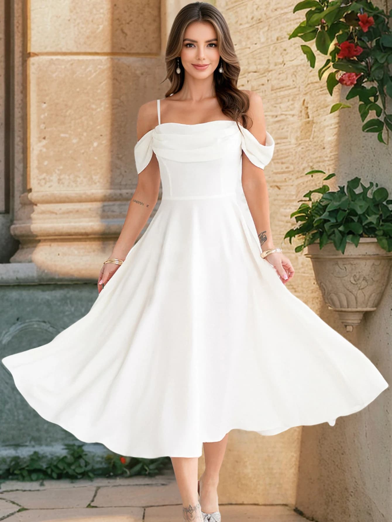 Sexy blanc rose dos nu maxi robe d'été femmes élégant mariage invité robe de soirée femme demoiselle